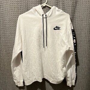 Nike Unisex Childs White Hoodie